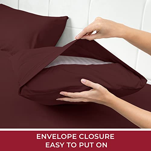 Mellanni Extra Deep Pocket Twin XL Sheet Set - Luxury 1800 Bedding Sheets & Pillowcases - Fits College Dorm Room Mattress - Ultra Soft Cooling Bed Sheet Set - Easy Care - 3 PC (Twin XL, Baby Blue)
