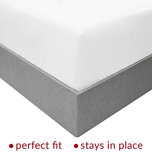 Mellanni Extra Deep Pocket Twin XL Sheet Set - Luxury 1800 Bedding Sheets & Pillowcases - Fits College Dorm Room Mattress - Ultra Soft Cooling Bed Sheet Set - Easy Care - 3 PC (Twin XL, Baby Blue)