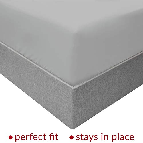 Mellanni Extra Deep Pocket Twin XL Sheet Set - Luxury 1800 Bedding Sheets & Pillowcases - Fits College Dorm Room Mattress - Ultra Soft Cooling Bed Sheet Set - Easy Care - 3 PC (Twin XL, Baby Blue)