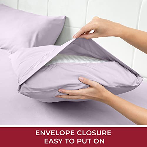 Mellanni Extra Deep Pocket Twin XL Sheet Set - Luxury 1800 Bedding Sheets & Pillowcases - Fits College Dorm Room Mattress - Ultra Soft Cooling Bed Sheet Set - Easy Care - 3 PC (Twin XL, Baby Blue)