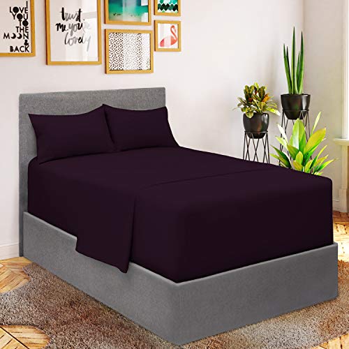 Mellanni Extra Deep Pocket Twin XL Sheet Set - Luxury 1800 Bedding Sheets & Pillowcases - Fits College Dorm Room Mattress - Ultra Soft Cooling Bed Sheet Set - Easy Care - 3 PC (Twin XL, Baby Blue)