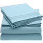 Mellanni Extra Deep Pocket Twin XL Sheet Set - Luxury 1800 Bedding Sheets & Pillowcases - Fits College Dorm Room Mattress - Ultra Soft Cooling Bed Sheet Set - Easy Care - 3 PC (Twin XL, Baby Blue)