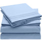 Mellanni Extra Deep Pocket Twin XL Sheet Set - Luxury 1800 Bedding Sheets & Pillowcases - Fits College Dorm Room Mattress - Ultra Soft Cooling Bed Sheet Set - Easy Care - 3 PC (Twin XL, Baby Blue)