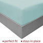 Mellanni Extra Deep Pocket Twin XL Sheet Set - Luxury 1800 Bedding Sheets & Pillowcases - Fits College Dorm Room Mattress - Ultra Soft Cooling Bed Sheet Set - Easy Care - 3 PC (Twin XL, Baby Blue)
