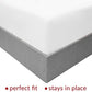 Mellanni Extra Deep Pocket Twin XL Sheet Set - Luxury 1800 Bedding Sheets & Pillowcases - Fits College Dorm Room Mattress - Ultra Soft Cooling Bed Sheet Set - Easy Care - 3 PC (Twin XL, Baby Blue)