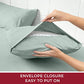 Mellanni Extra Deep Pocket Twin XL Sheet Set - Luxury 1800 Bedding Sheets & Pillowcases - Fits College Dorm Room Mattress - Ultra Soft Cooling Bed Sheet Set - Easy Care - 3 PC (Twin XL, Baby Blue)