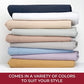 Mellanni Extra Deep Pocket Twin XL Sheet Set - Luxury 1800 Bedding Sheets & Pillowcases - Fits College Dorm Room Mattress - Ultra Soft Cooling Bed Sheet Set - Easy Care - 3 PC (Twin XL, Baby Blue)