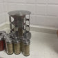 Tall narrow cool tower black spinner circle cheap kitchen spices racks jars spice rack empty bottles seasoning rack organizer